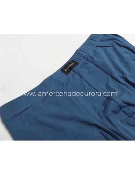 Bóxer hombre algodón liso B0100 de Don Algodón - AZUL