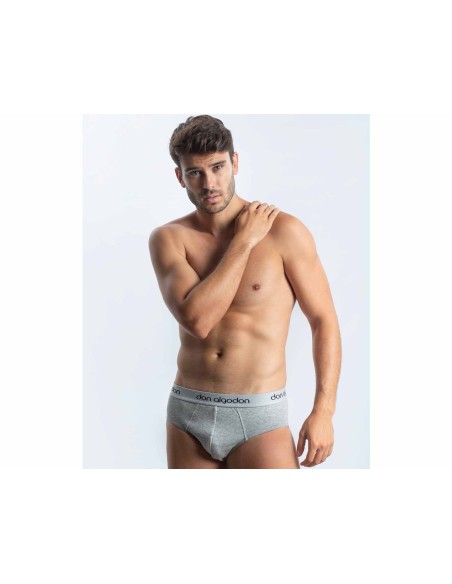 Slip hombre algodón liso (2 uds) S0001 de Don Algodón - varios colores