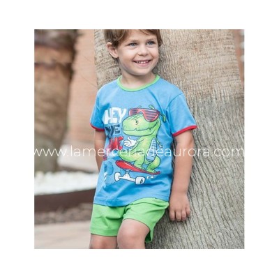 Pijama corto verano infantil Hey dude de Kinanit