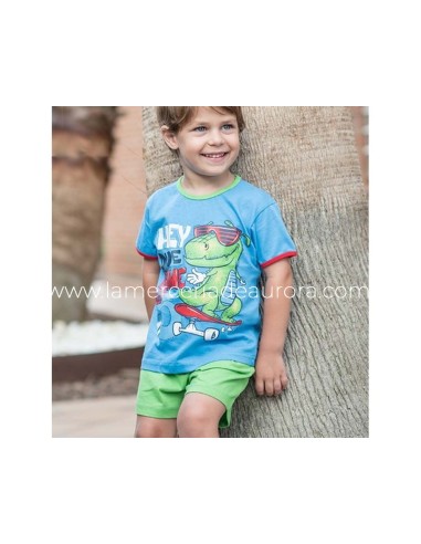 Pijama corto verano infantil Hey dude de Kinanit
