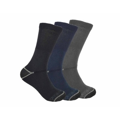 Calcetín hombre algodón trabajo (packs 3 pares) 411 de Posets - NEGRO 2