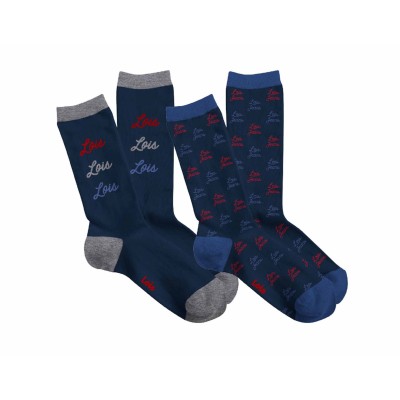 Calcetín caballero algodón sin costuras Vintage de Lois