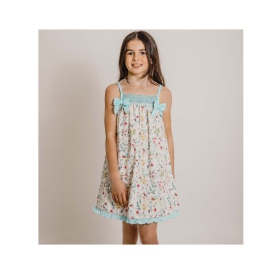 Camisón niña Comunión Colibrí 49587 de Calamaro