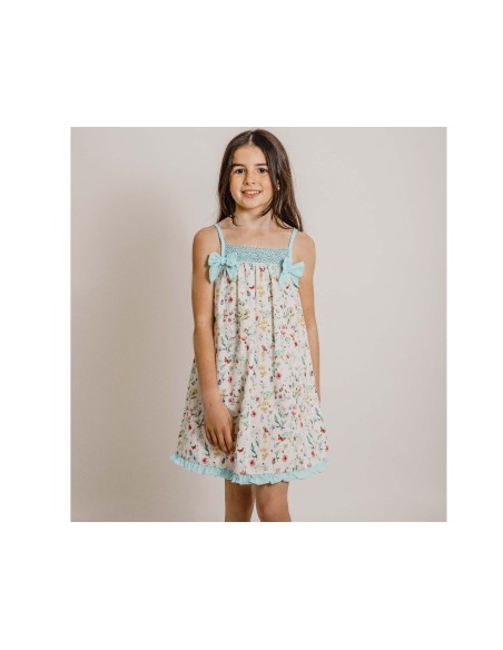 Camisón niña Comunión Colibrí 49587 de Calamaro