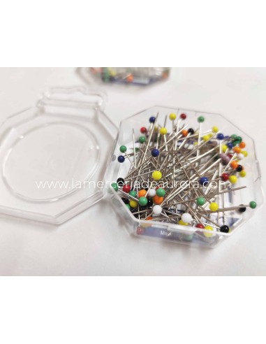 Alfileres cabeza de vidrio (100 uds) ACV497829 de Folch