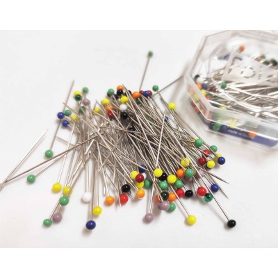 Alfileres cabeza de vidrio (100 uds) ACV497829 de Folch