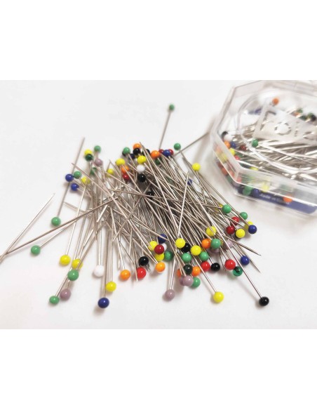 Alfileres cabeza de vidrio (100 uds) ACV497829 de Folch