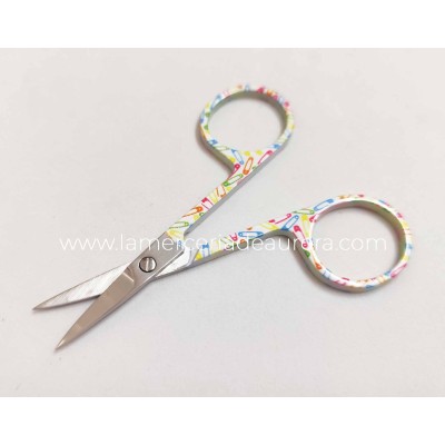 Tijeras bordar (9,5cm) Imperdibles con funda de fieltro de Pony 2