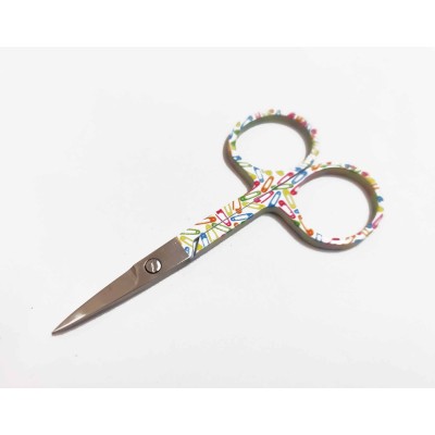 Tijeras bordar (9,5cm) Imperdibles con funda de fieltro de Pony