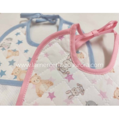 Babero acolchado para bordar Animales 2