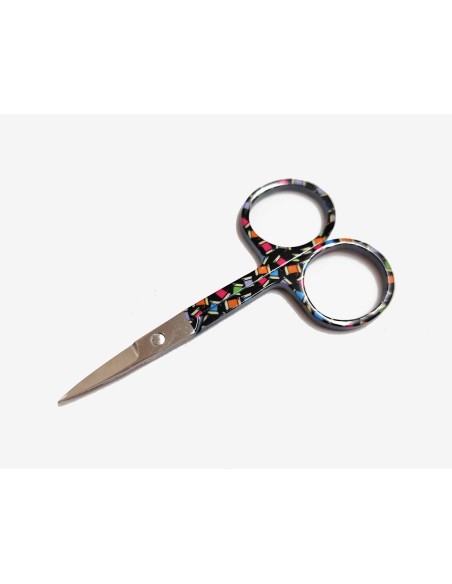 Tijera bordar (9,5cm) Hilos con funda fieltro de Pony