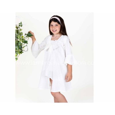 Bata Comunión niña Basic 49613 de Calamaro