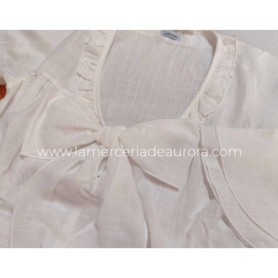 Bata Comunión niña Basic 49613 de Calamaro 2