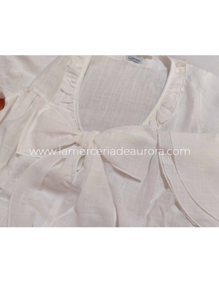 Bata Comunión niña Basic 49613 de Calamaro - DETALLE