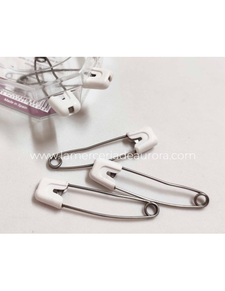 Imperdibles seguridad bebé (caja 5uds) de Folch - varios colores