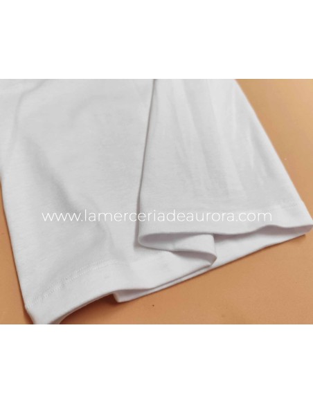 Camiseta niña algodón sin costuras tirante ancho 2316 de Rapife - DETALLE PARTE INFERIOR