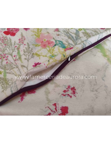 Funda de cojín Chelva de C.Paula - DETALLE TEJIDO Y CREMALLERA