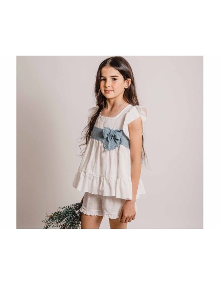 Pijama Comunión niña Aqua de Calamaro