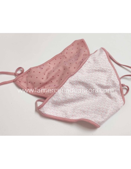 Pack 2 tanga 965 de Naiara - ABSTRACTO Y TOPOS MAQUILLAJE