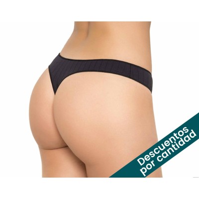 Tanga listas invisible poliamida 414 de Naiara