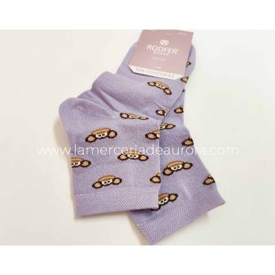Calcetines mujer algodón sin costuras Mono 5133 de Rodfer 2