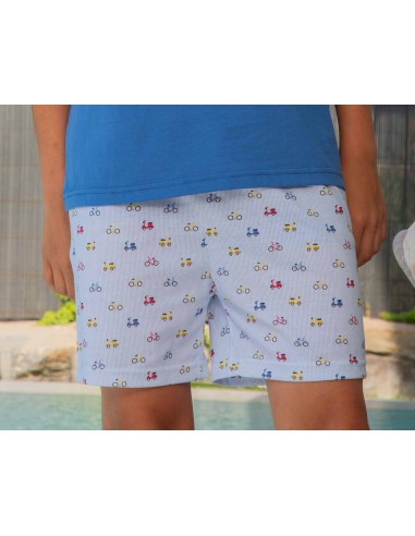 Pijama corto juvenil Enjoy Ride 253009 de Muslher - DETALLE PANTALÓN