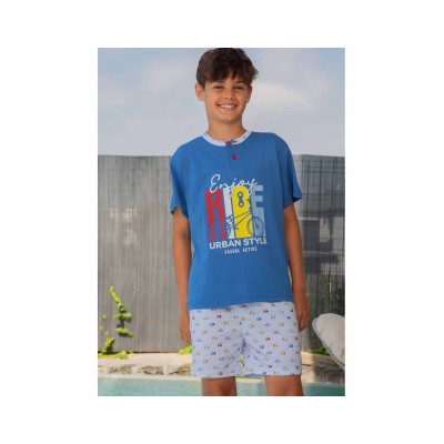 Pijama corto juvenil Enjoy Ride 253009 de Muslher