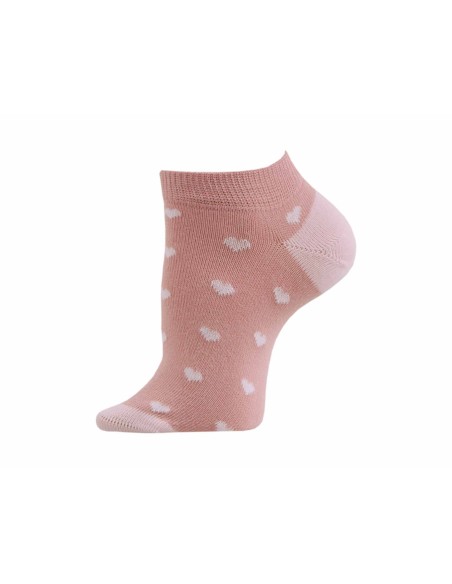 Calcetines Corazones 6016 de Lepetit - ROSA