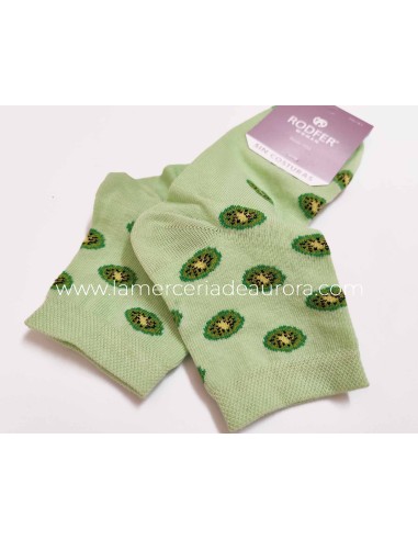 Calcetines mujer algodón sin costuras Kiwis de Rodfer