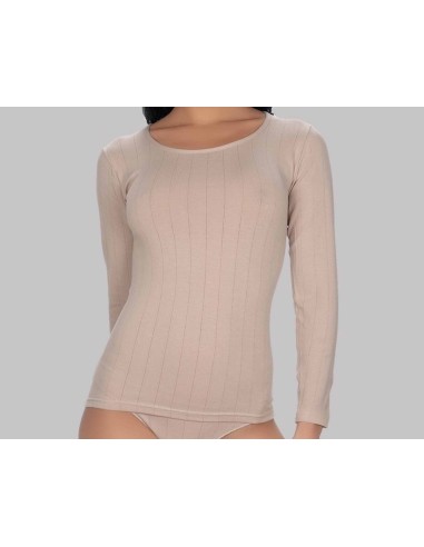 Camiseta mujer manga larga listada 2003 de Naiara - varios colores
