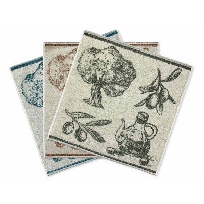 Paños de cocina rizo algodón Aceite de Barceló - 3 colores