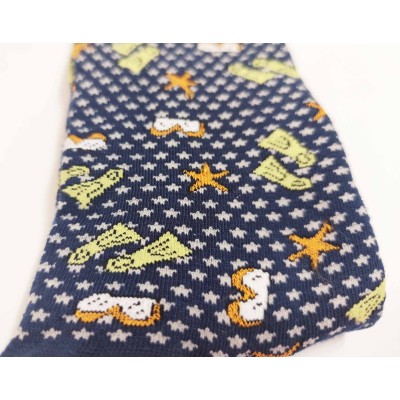 Calcetines hombre algodón sin costuras Buceo-rayas de... 2