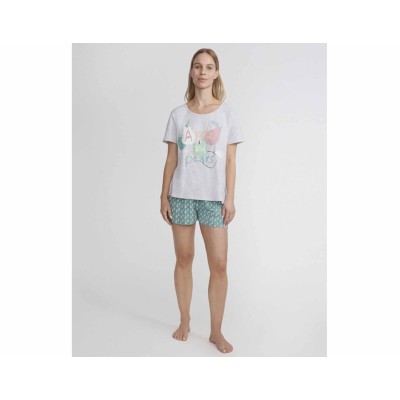 Pijama corto mujer Apples and pears de Diassi 2