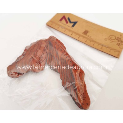 Etiquetas polipiel Marrón con forma (25 uds) "Hecho a mano" 2