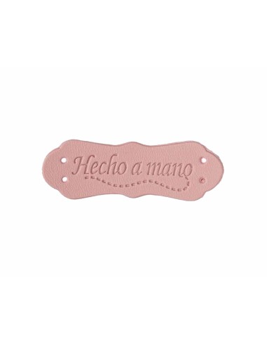 Etiquetas polipiel Maquillaje con forma (25 uds) "Hecho a mano"