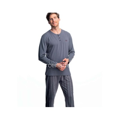 Pijama hombre largo entretiempo 7387 de Asman