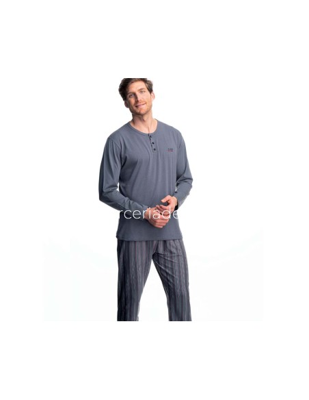 Pijama hombre largo entretiempo 7387 de Asman