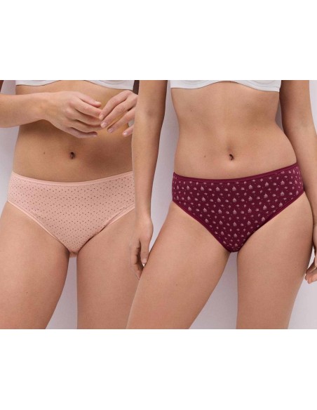 Braga midi algodón fantasía (pack 2 uds) Algas 19065 de Ysabel Mora