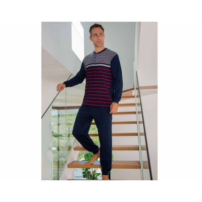 Pijama largo hombre entretiempo 255003 de Muslher