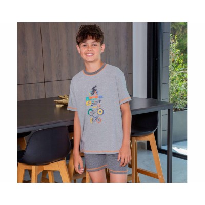 Pijama corto juvenil 253003 de Muslher
