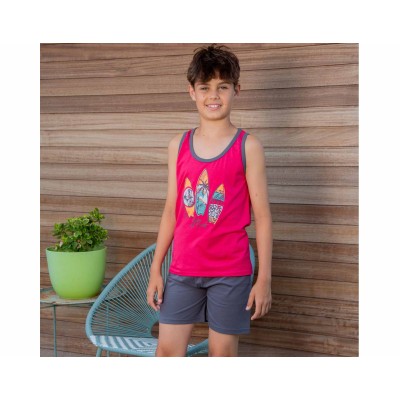 Pijama corto juvenil 253002 de Muslher