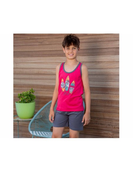 Pijama corto juvenil 253002 de Muslher