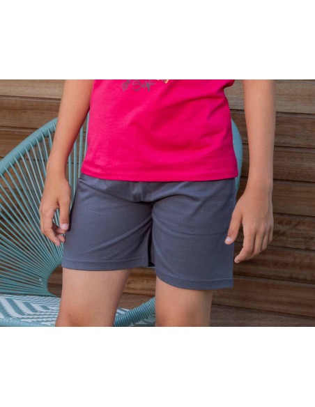 Pijama corto juvenil 253001 de Muslher - DETALLE PANTALÓN