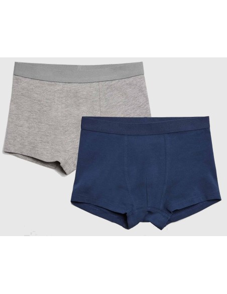 Bóxer infantil algodón liso (pack 2 uds) 18329 de Ysabel Mora