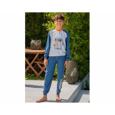 Pijama largo juvenil entretiempo 253014 de Muslher