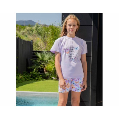Pijama corto juvenil algodón 254000 de Muslher
