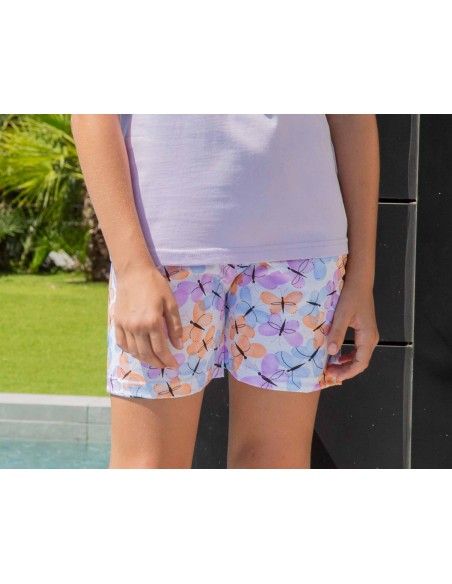 Pijama corto juvenil algodón 254000 de Muslher - DETALLE PANTALÓN