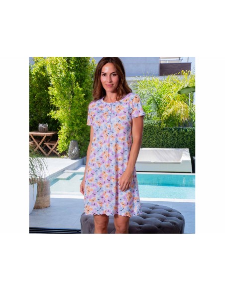 Camisón mujer algodón manga corta 259103 de Muslher