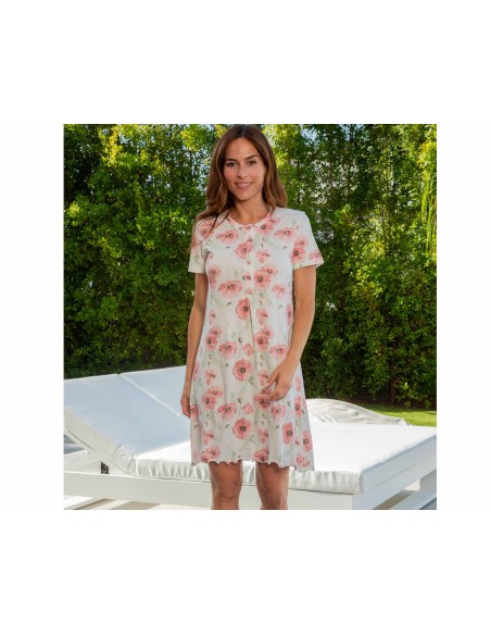 Camisón mujer algodón manga corta 259104 de Muslher