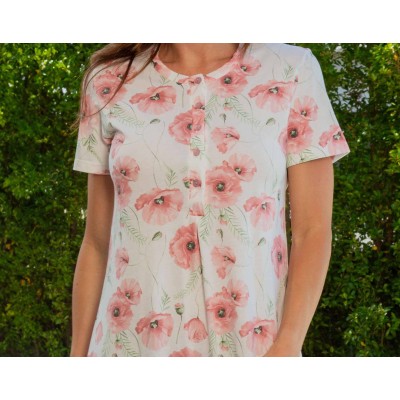 Camisón mujer algodón manga corta 259104 de Muslher 2